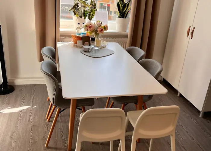 81qm Fuer 6 Gaeste - 3 List Nahe Messe & Zentrum Apartmán